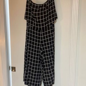 Black & white jumpsuit